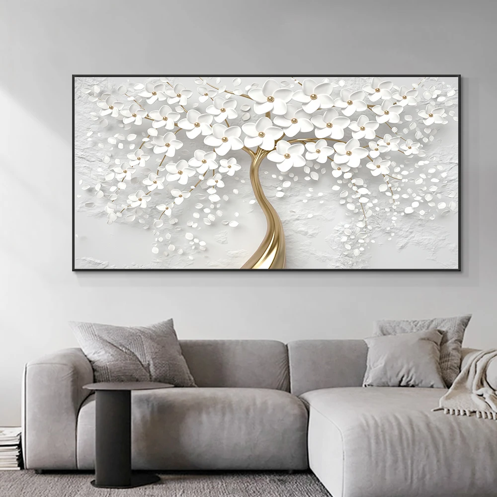 Abstract 3D White Flowers Canvas Painting Modern Nordic Plant Posters And Prints Wall Art Picture For Living Room Home Decor
Abstract 3D White Flowers Canvas Painting Modern Nordic Plant Posters And Prints Wall Art Picture For Living Room Home Decor