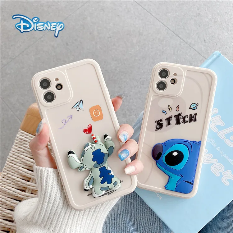 Disney Stitch 3D Cartoon Mobile Phone Case for iPhone 13 12 11 Pro Max Mini XR XS Plus Cute Couples Cell Phone Shell Back Covers
Disney Stitch 3D Cartoon Mobile Phone Case for iPhone 13 12 11 Pro Max Mini XR XS Plus Cute Couples Cell Phone Shell Back Covers