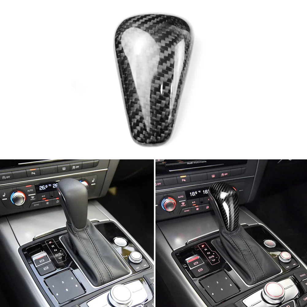 Gear Shift Knob Trim Carbon Fiber Cover for Audi A6L 2016-2018 A7 2015-2018 Automotive Interior Stickers
Gear Shift Knob Trim Carbon Fiber Cover for Audi A6L 2016-2018 A7 2015-2018 Automotive Interior Stickers