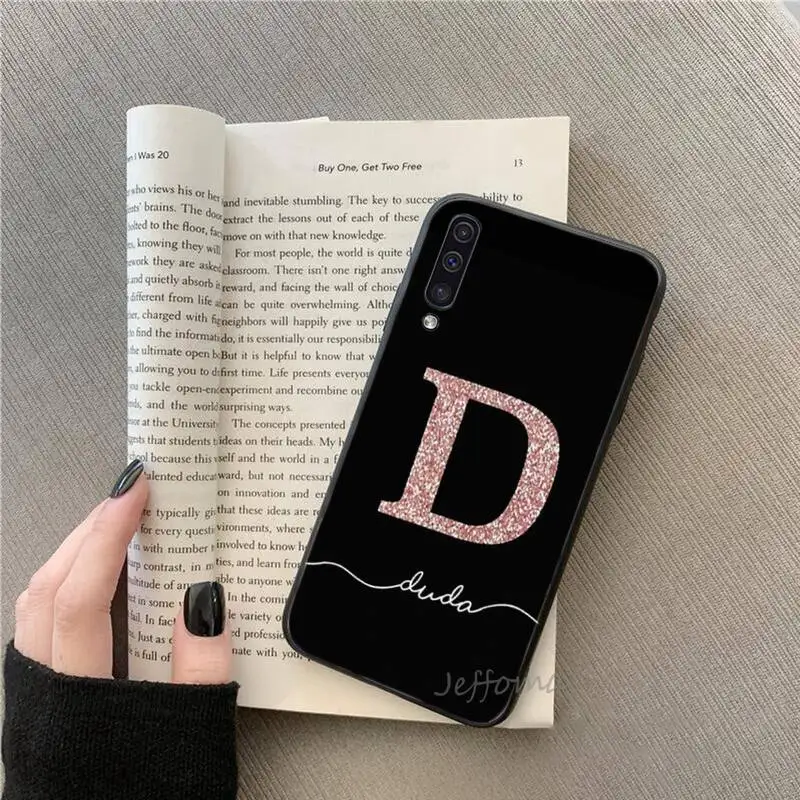 ABC Name Letter Monogram Pink Glitter Gold Phone Case For Samsung A20 A30 30s A40 A7 2018 J2 J7 prime J4 Plus S5 Note 9 10 Plus
ABC Name Letter Monogram Pink Glitter Gold Phone Case For Samsung A20 A30 30s A40 A7 2018 J2 J7 prime J4 Plus S5 Note 9 10 Plus