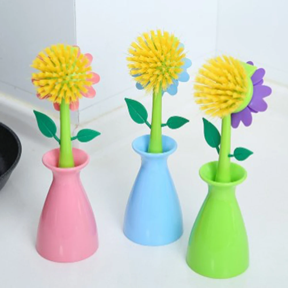 1PC Kitchen Bathroom Brush Bottle Bowl Dish Pot TPR Cleaner Brush With Hanging Hole Flower Shape Christmas Household Tools
1PC Kitchen Bathroom Brush Bottle Bowl Dish Pot TPR Cleaner Brush With Hanging Hole Flower Shape Christmas Household Tools