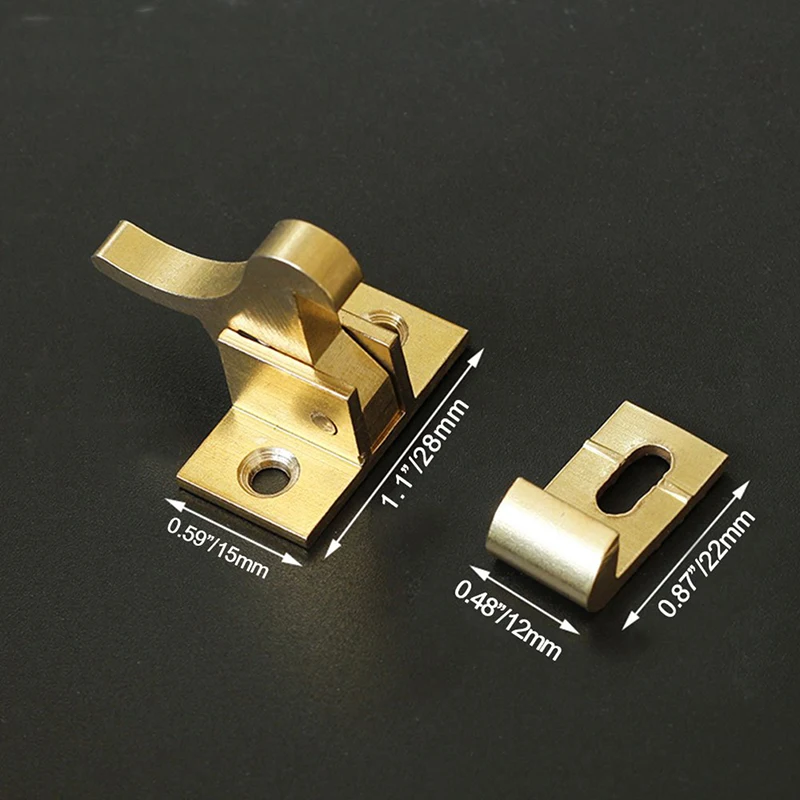 Newly 1pc Gold Pure Copper Bird Buckle Push-Pull Window Hooks Bolt Buckle Latch for Door Window Silent Hooks
Newly 1pc Gold Pure Copper Bird Buckle Push-Pull Window Hooks Bolt Buckle Latch for Door Window Silent Hooks