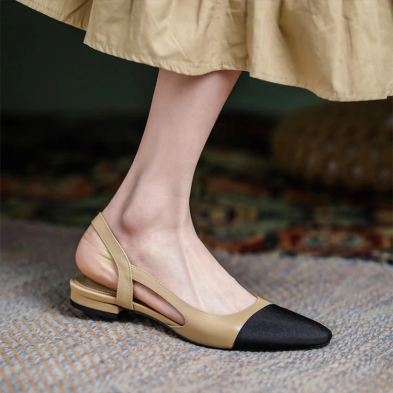 Mixed Colors Slingbacks Brand Women Shoes 2021 Summer New Slip-on Flat Sandals Ladies Vintage Hollow Outs Single Shoes Sandalias
Mixed Colors Slingbacks Brand Women Shoes 2021 Summer New Slip-on Flat Sandals Ladies Vintage Hollow Outs Single Shoes Sandalias