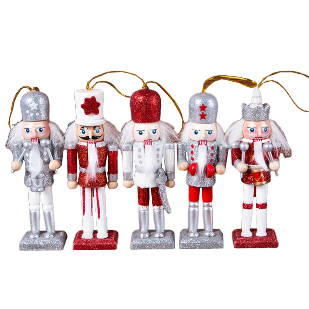 12CM Christmas Nutcracker Soldier Wooden Nutcracker Pendants Ornaments Figures Figurine Christmas Decor Suitable
12CM Christmas Nutcracker Soldier Wooden Nutcracker Pendants Ornaments Figures Figurine Christmas Decor Suitable