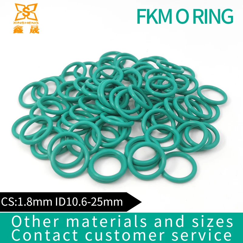 Green FKM O rings Seals Thickness1.8mm ID10.6/11.2/11.8/12.5/13.2/15/16/17/18/19/20/21.2/25mm ORing Seal Gasket Fuel Washer
Green FKM O rings Seals Thickness1.8mm ID10.6/11.2/11.8/12.5/13.2/15/16/17/18/19/20/21.2/25mm ORing Seal Gasket Fuel Washer