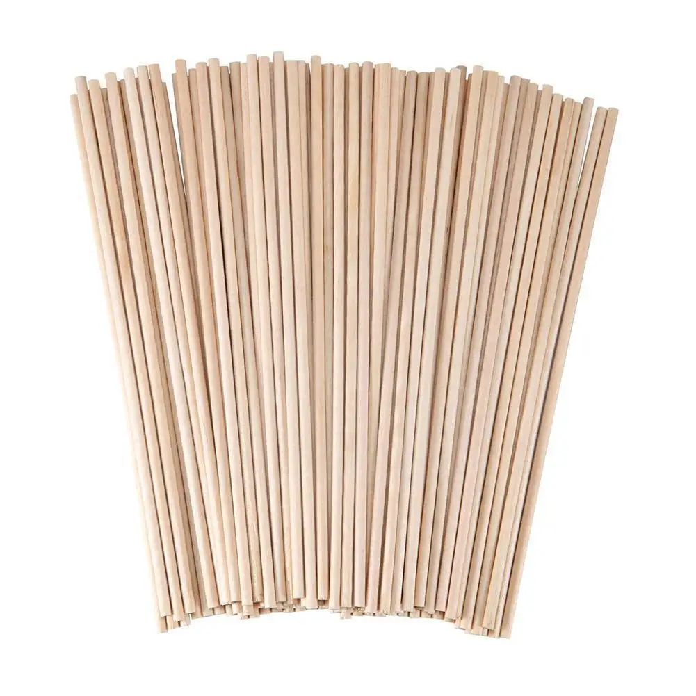 Round Wooden Stick for Crafts Food Ice Lollies and Model Making Cake Dowel DIY Durable Dowel Building Model Woodworking Too K8J4
Round Wooden Stick for Crafts Food Ice Lollies and Model Making Cake Dowel DIY Durable Dowel Building Model Woodworking Too K8J4