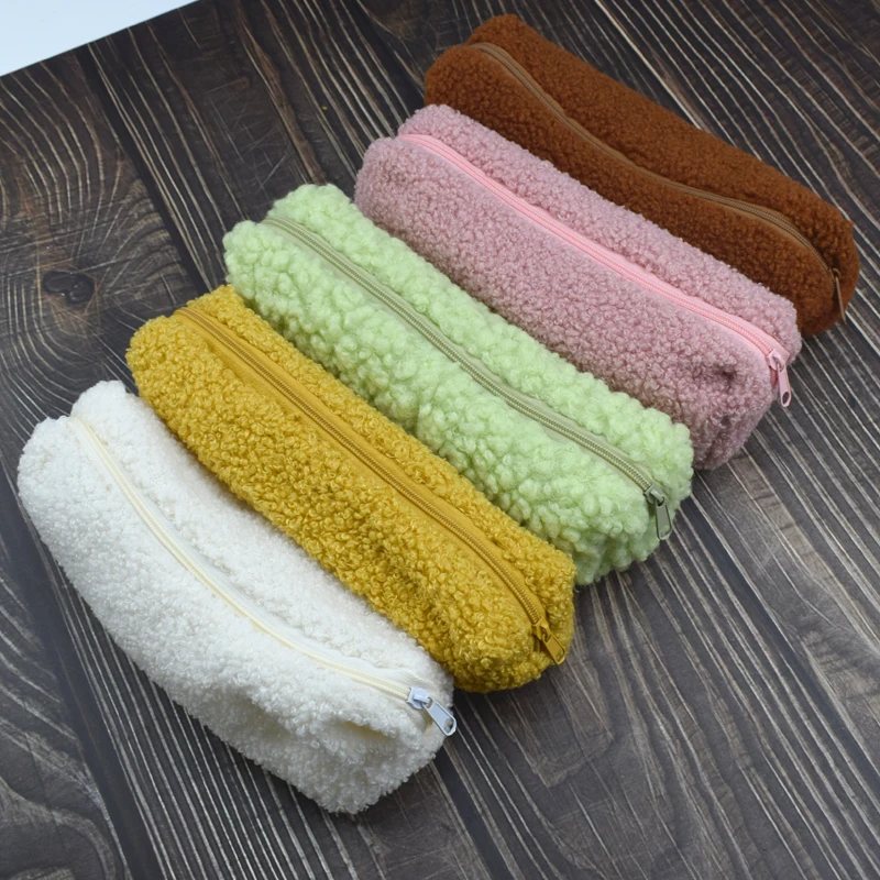 Lambswool Pencil Case Pen Pouch Plush Zipper Pencilcase Writing Materials Organizer Storage Bag Office School Supplies Gift
Lambswool Pencil Case Pen Pouch Plush Zipper Pencilcase Writing Materials Organizer Storage Bag Office School Supplies Gift