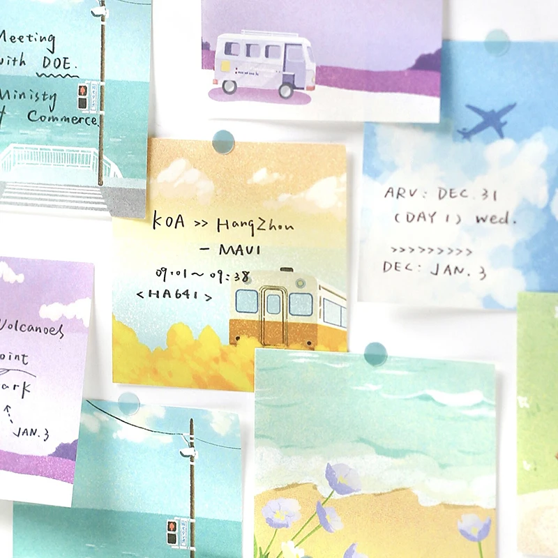 100 Sheets Ocean Landscape Writing Paper Sticky Memo Pad Message Notes Decorative Notepad PaperStationery Office Supplies
100 Sheets Ocean Landscape Writing Paper Sticky Memo Pad Message Notes Decorative Notepad PaperStationery Office Supplies