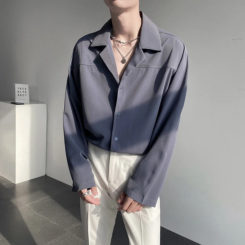 2021 мужские свободные Гавайские рубашки с воротником-костюмом, серые мужские рубашки с французскими манжетами, модная трендовая одежда, мужская классическая рубашка
2021 мужские свободные Гавайские рубашки с воротником-костюмом, серые мужские рубашки с французскими манжетами, модная трендовая одежда, мужская классическая рубашка