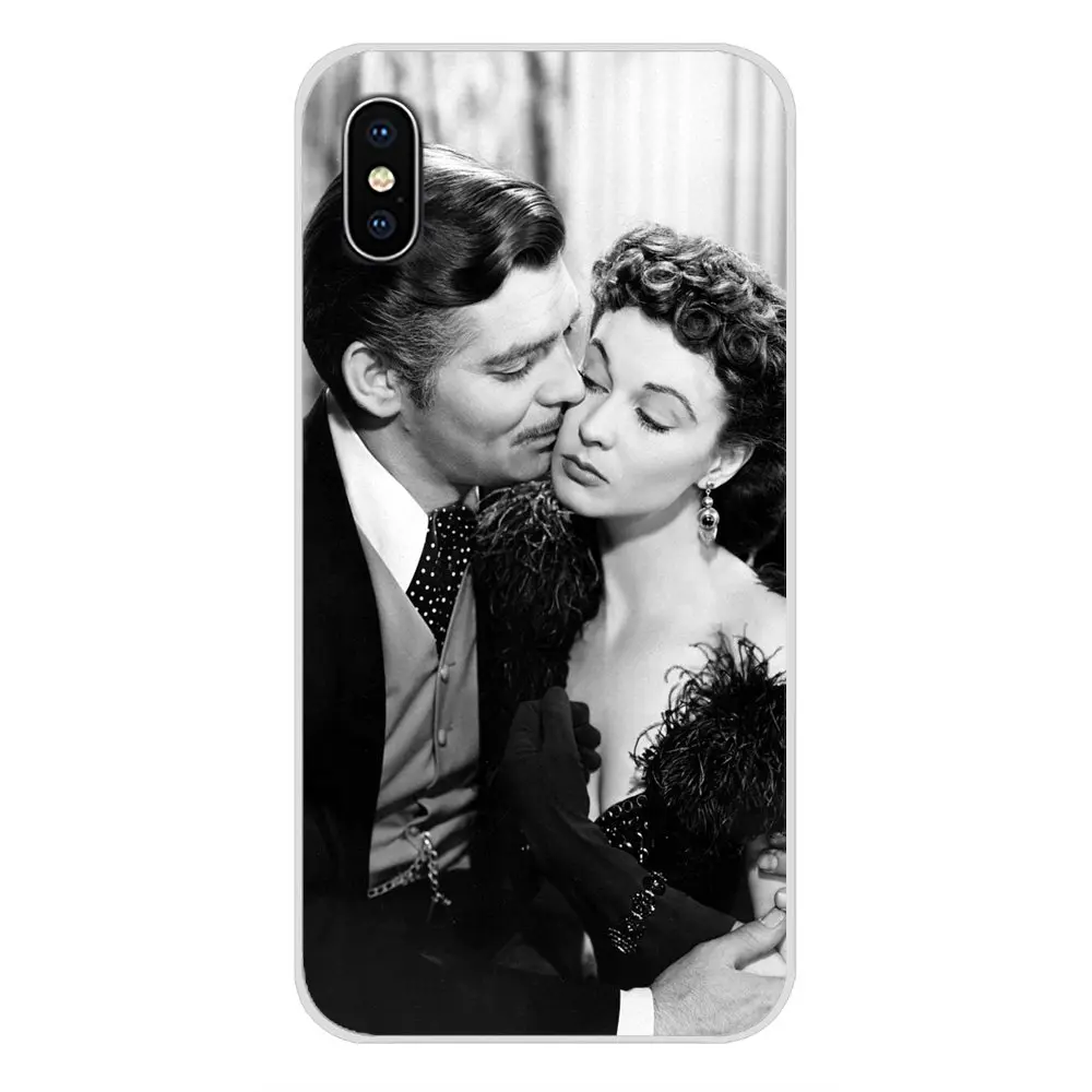 For Samsung Galaxy S2 S3 S4 S5 Mini S6 S7 Edge S8 S9 S10E Lite Plus Transparent Soft Skin Cover Classic Movie Gone with the Wind | Мобильные