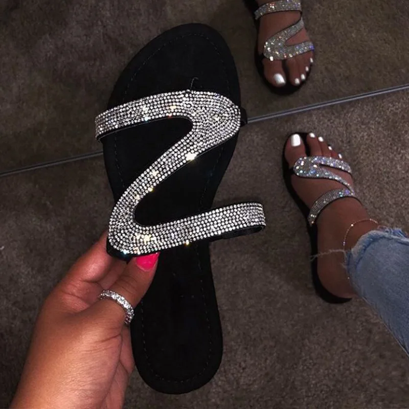 2020 Crystal Women Sandals Ladies Summer Shoes Comfortable Toe Ankle Hollow Sandals Flat Sandals Pink Sandalias Zapatos De Mujer
2020 Crystal Women Sandals Ladies Summer Shoes Comfortable Toe Ankle Hollow Sandals Flat Sandals Pink Sandalias Zapatos De Mujer