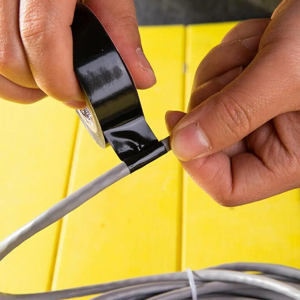 Изоляционная Лента из ПВХ, 2 шт., водонепроницаемая электрическая лента длиной 18 м, термостойкая лента D2D6
Изоляционная Лента из ПВХ, 2 шт., водонепроницаемая электрическая лента длиной 18 м, термостойкая лента D2D6