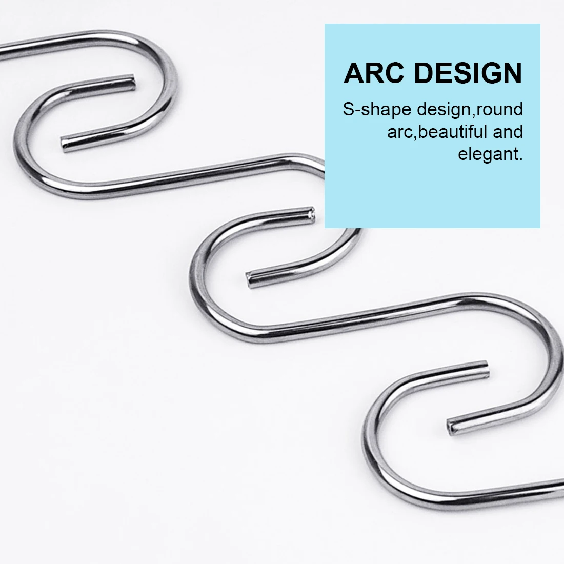 10Pcs/set Stainless Steel Round S Shaped Hooks House Kitchen Pot Pan Hanger Clothes Storage Rack Tool Kitchen Tools
10Pcs/set Stainless Steel Round S Shaped Hooks House Kitchen Pot Pan Hanger Clothes Storage Rack Tool Kitchen Tools