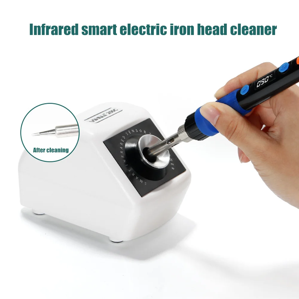 Clearance sale 200C Infrared Sensor Smart Induction Soldering Iron Tip Cleaner Light Weight Iron Tips Cleaning Tool
Clearance sale 200C Infrared Sensor Smart Induction Soldering Iron Tip Cleaner Light Weight Iron Tips Cleaning Tool