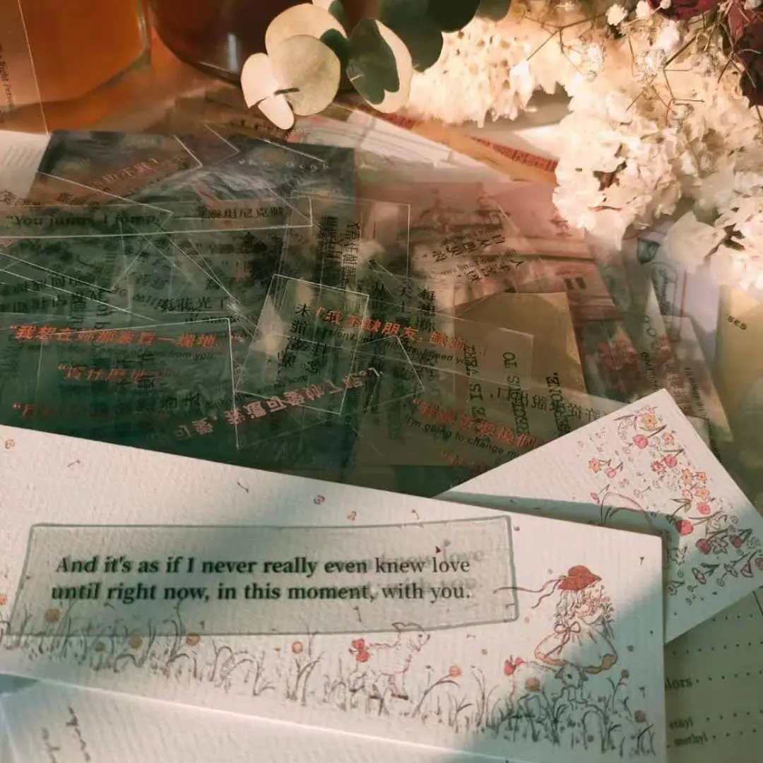 259 PCS Cutes Ticket Note Vintag English PVC Stickers Memo Diy Journal Planner Scrapbooking Material Paper Decoration Stationery
259 PCS Cutes Ticket Note Vintag English PVC Stickers Memo Diy Journal Planner Scrapbooking Material Paper Decoration Stationery