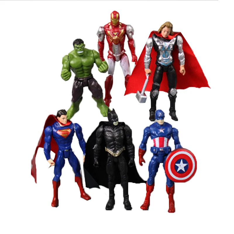 6 шт./компл. Hasbro супергероев Marvel Мстители Бесконечность военный Супермен с