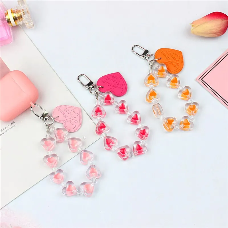 Luxury Charm Pendant for Airpods 3 2 1 Pro Case Women Girls Cute Keyring Car Keys Bag Key Chains Acrylic Love Heart Pendent 
Luxury Charm Pendant for Airpods 3 2 1 Pro Case Women Girls Cute Keyring Car Keys Bag Key Chains Acrylic Love Heart Pendent