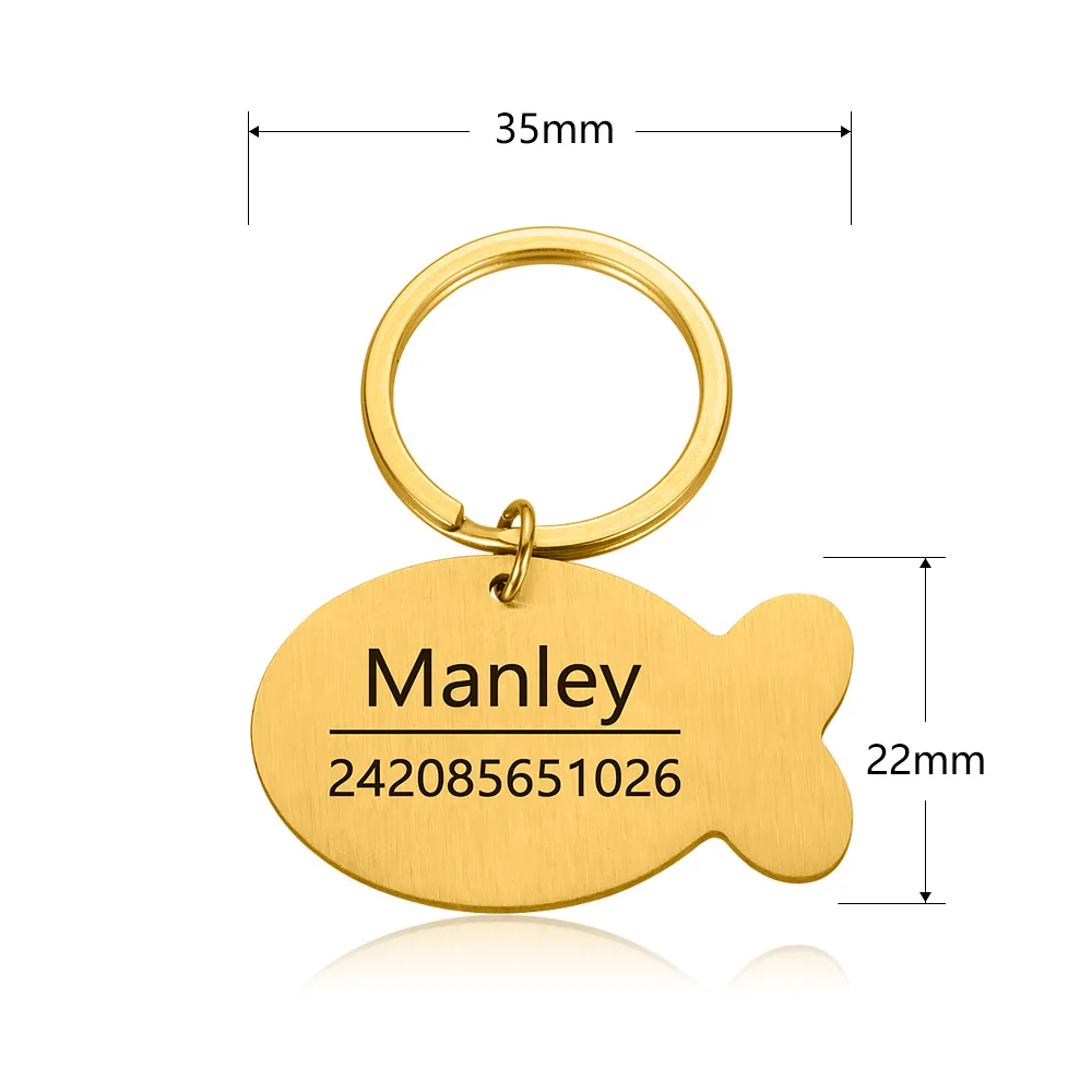 Customized Cat Dog Collar Accessories Personalized ID Name Phone Number Stainless Steel Pet ID Tags for Puppy Free Engraving
Customized Cat Dog Collar Accessories Personalized ID Name Phone Number Stainless Steel Pet ID Tags for Puppy Free Engraving