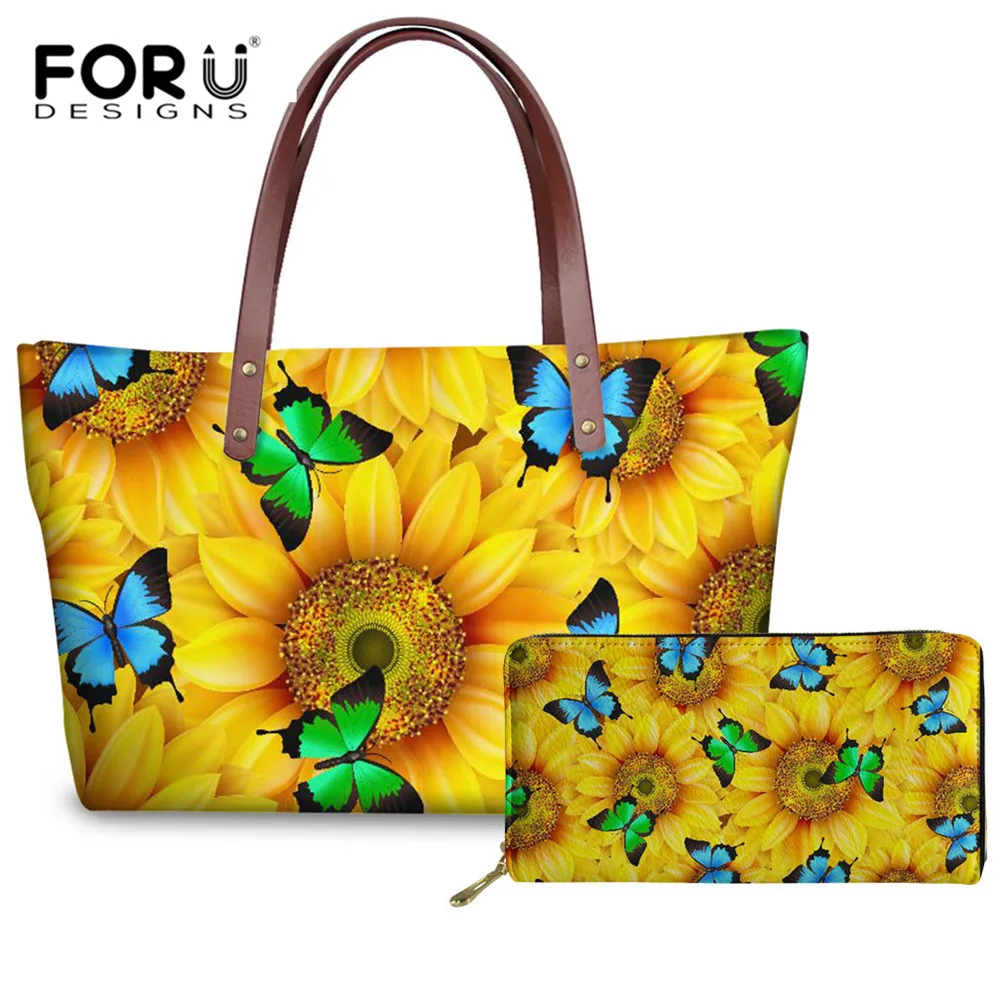 Повседневная женская сумка на плечо FORUDESIGNS с принтом бабочки Sunflower, Женский комплект с верхней ручкой и сумочкой, роскошные сумки для покупо...
Повседневная женская сумка на плечо FORUDESIGNS с принтом бабочки Sunflower, Женский комплект с верхней ручкой и сумочкой, роскошные сумки для покупо...