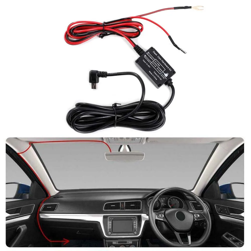 12V-24V Universal HardWire Fuse Box Car Recorder Dash Cam Hard Wire Kit With Micro USB Connector
12V-24V Universal HardWire Fuse Box Car Recorder Dash Cam Hard Wire Kit With Micro USB Connector