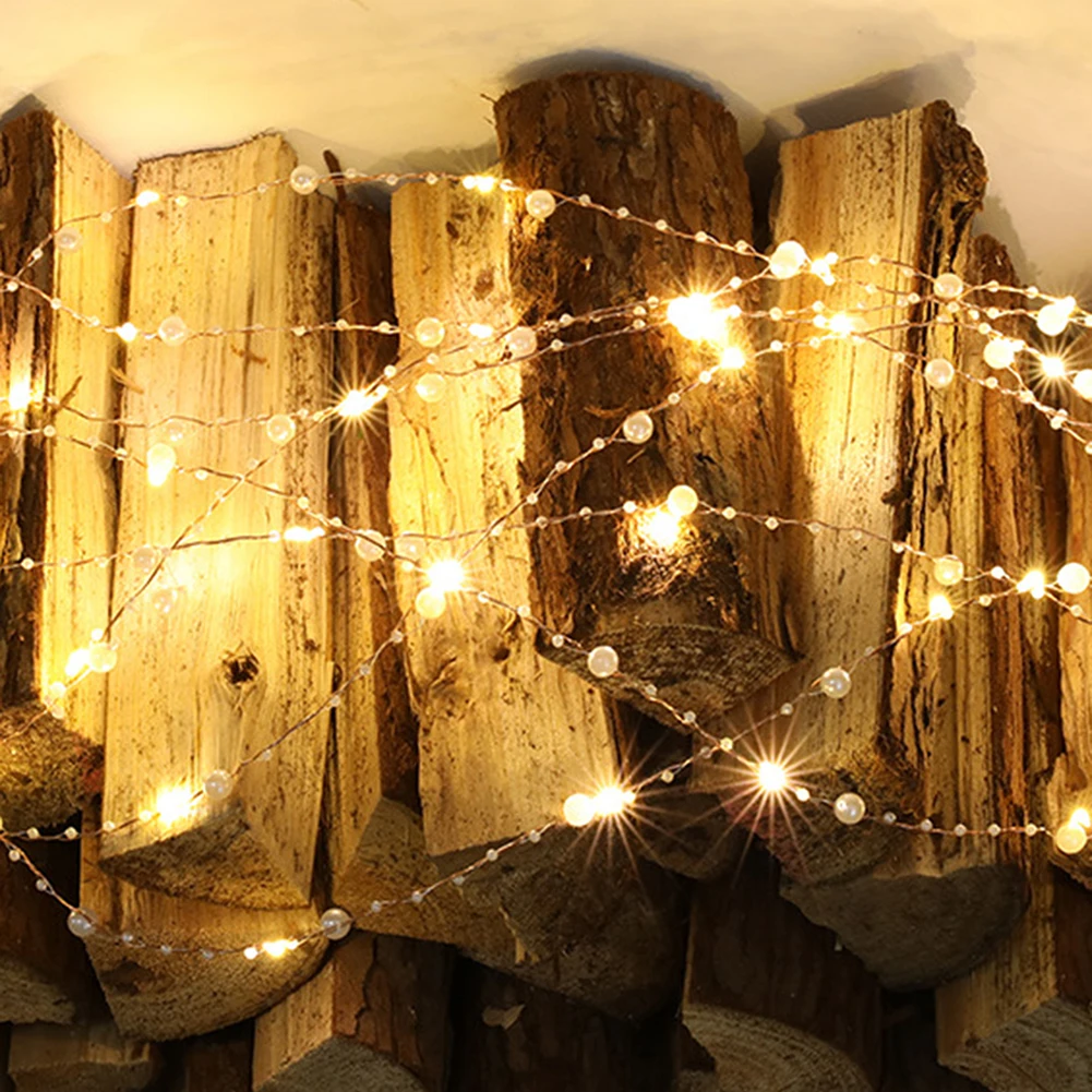 Battery Operated 50 LED Pearl String Lights Pearlized Copper Wire Fairy Lamp for Wedding Home Party Christmas Decorations
Battery Operated 50 LED Pearl String Lights Pearlized Copper Wire Fairy Lamp for Wedding Home Party Christmas Decorations