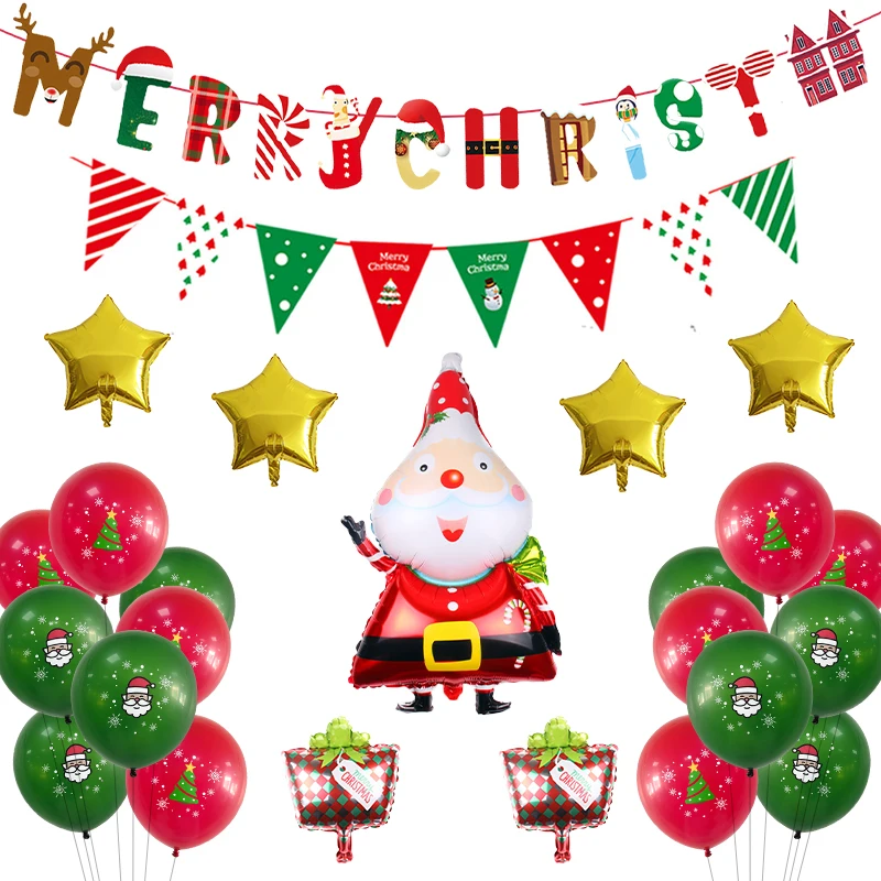 Merry Christmas Balloons Decoration Santa Claus Snowman Christmas Balloons Christmas Party Suit Xmas New Year Decoration
Merry Christmas Balloons Decoration Santa Claus Snowman Christmas Balloons Christmas Party Suit Xmas New Year Decoration