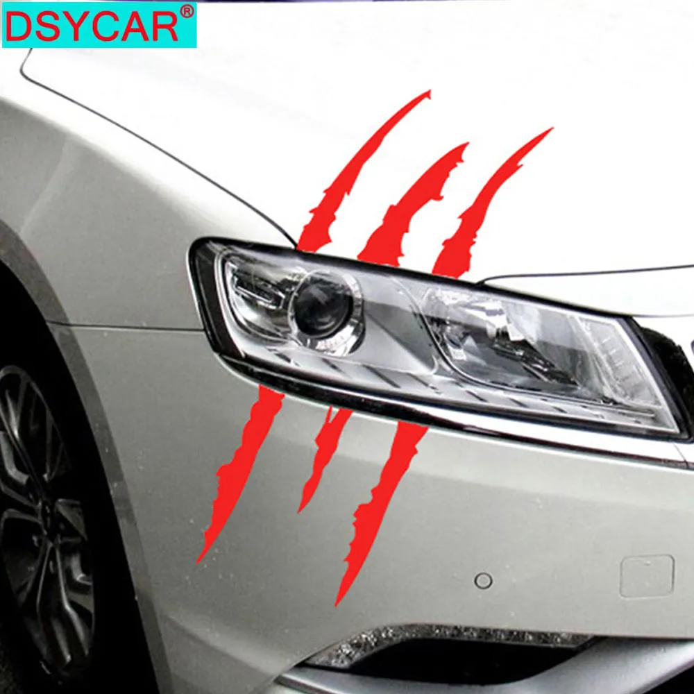 DSYCAR наклейка на автомобиль светоотражающие монстра с когтями Знаки полоска от