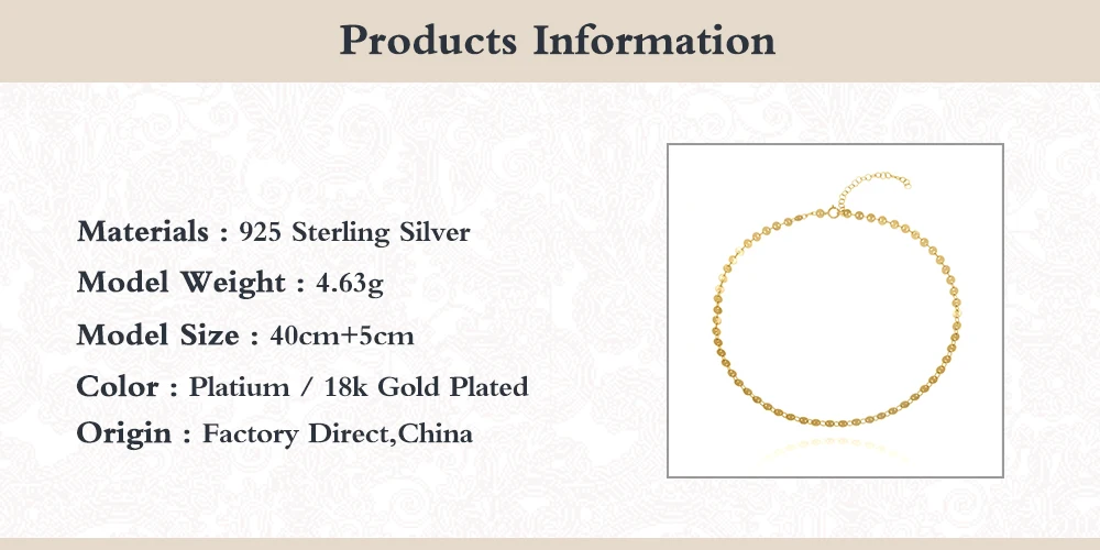 BOAKO Bling 100% 925 Sterling Silver Choker Necklaces For Women Wafer Shape Clavicle Necklace Sterling Silver Jewelry Collar W5
BOAKO Bling 100% 925 Sterling Silver Choker Necklaces For Women Wafer Shape Clavicle Necklace Sterling Silver Jewelry Collar W5