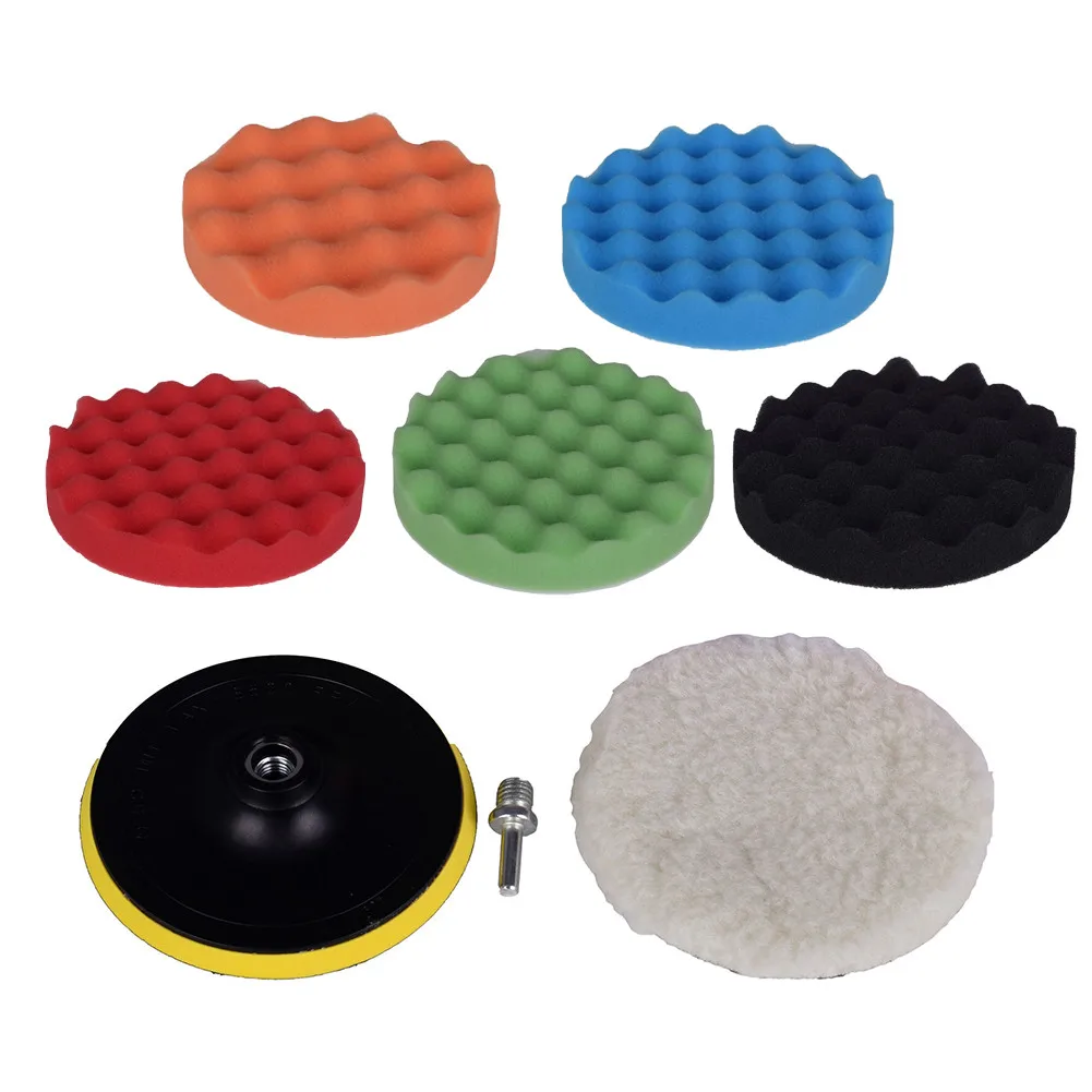 Polishing Pad 6inch 150mm Car Polisher Gross Microfiber Polishing Pads Support Plate For Drill Sponge Buffer Waxing Buffing
Polishing Pad 6inch 150mm Car Polisher Gross Microfiber Polishing Pads Support Plate For Drill Sponge Buffer Waxing Buffing