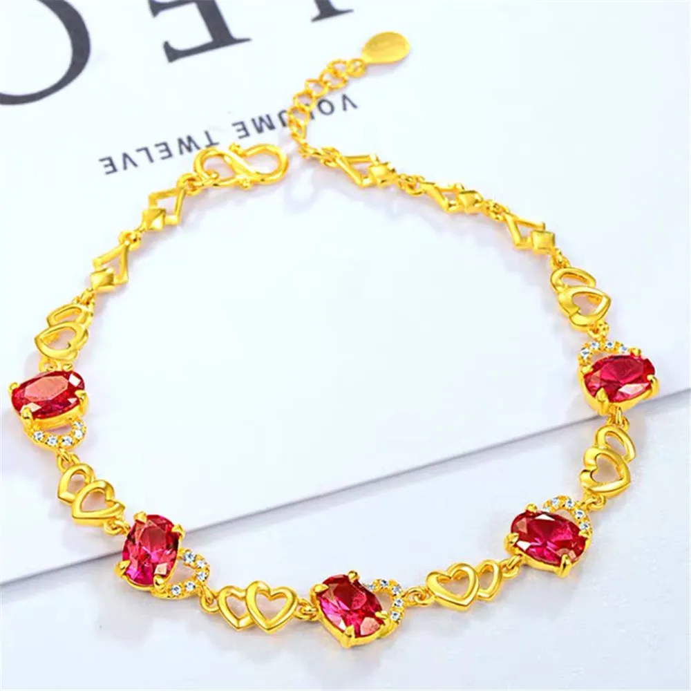 LUOMISS 2020 New Heart Bracelet For Women Upscale Charm Bracelet Fashion Trend Gold-plated Female Jewelry Wedding Gifts
LUOMISS 2020 New Heart Bracelet For Women Upscale Charm Bracelet Fashion Trend Gold-plated Female Jewelry Wedding Gifts