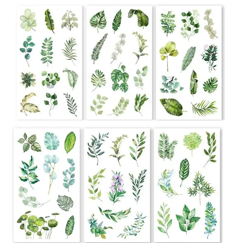6pcs/set Cute Green Leaf Sticker Paper Scrapbooking Journal Album Decorative Korean Stickers Planner Stickers
6pcs/set Cute Green Leaf Sticker Paper Scrapbooking Journal Album Decorative Korean Stickers Planner Stickers