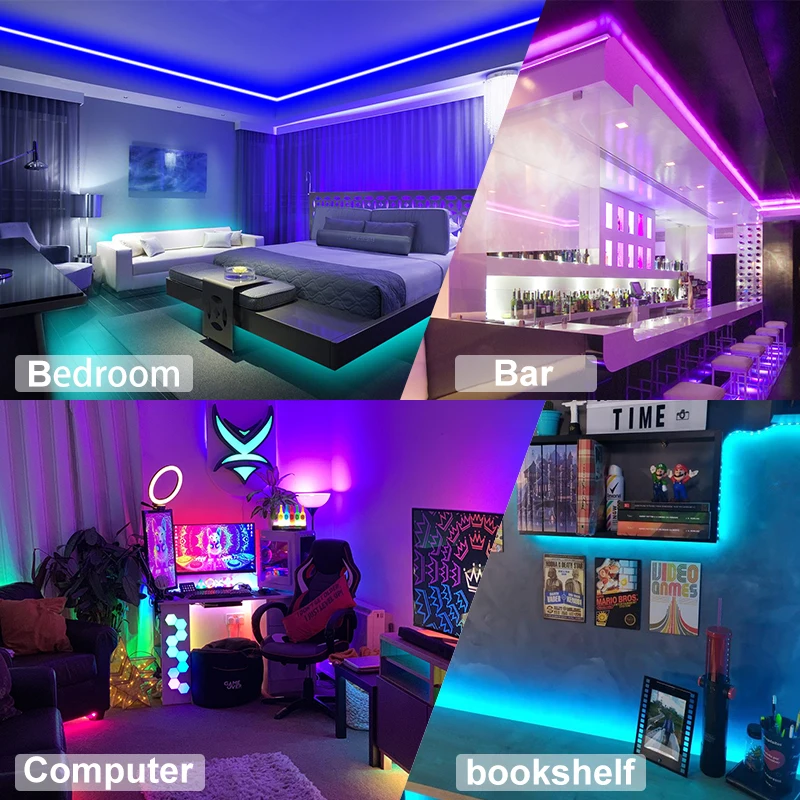 5050 WIFI Led Strip light SMD Flexible Ribbon 5m 15m Led Lights 20m 10m Tape Diode With Phone Bluetooth APP For Christmas 
5050 WIFI Led Strip light SMD Flexible Ribbon 5m 15m Led Lights 20m 10m Tape Diode With Phone Bluetooth APP For Christmas