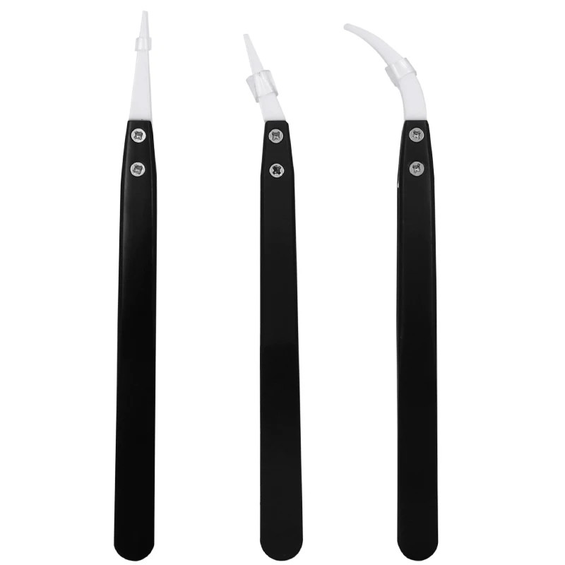 Anti-Static Ceramic Tweezers Electronic Cigarette Industrial Ceramic Tweezers with Insulated Pointed Straight Curved Tip
Anti-Static Ceramic Tweezers Electronic Cigarette Industrial Ceramic Tweezers with Insulated Pointed Straight Curved Tip