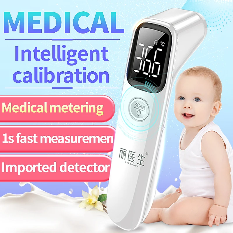 

Термометр LIERDOCT Инфракрасный Бесконтактный для измерения температуры тела, цифровой измерительный прибор для детей и взрослых