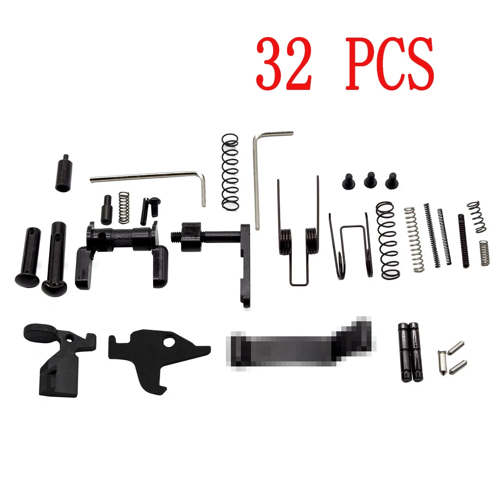Magorui .223 5.56 AR15 Rifle 21/32PCS Set Tactical All Lower Parts Kit Springs Pins Detents Catch Spare Parts Gun Accessories
Magorui .223 5.56 AR15 Rifle 21/32PCS Set Tactical All Lower Parts Kit Springs Pins Detents Catch Spare Parts Gun Accessories