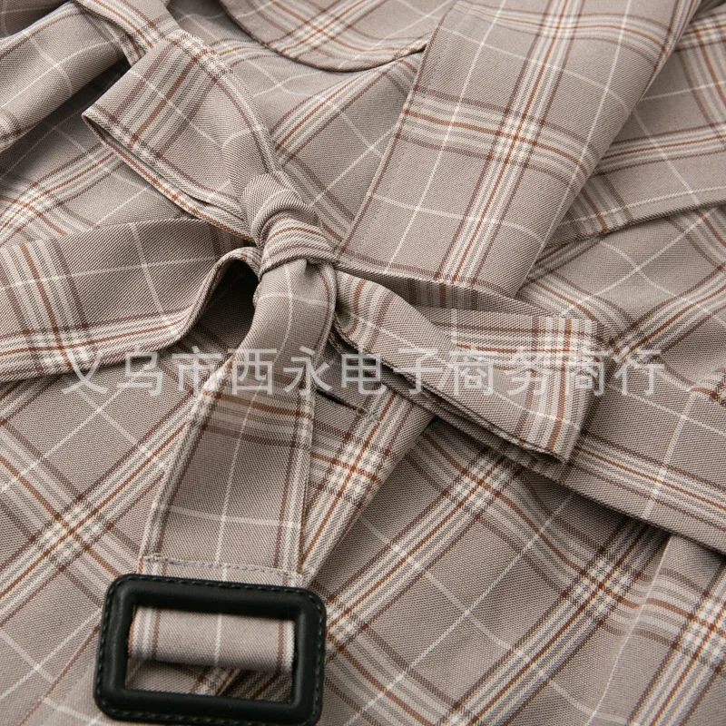 Trench Coat for Women 2021 Spring Long Jacket Plaid Jacket Celebrity Club Night Party Jacket
Trench Coat for Women 2021 Spring Long Jacket Plaid Jacket Celebrity Club Night Party Jacket