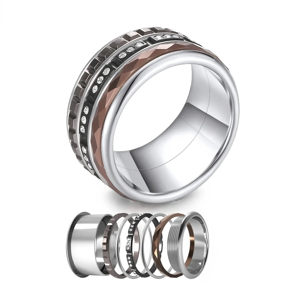 Koaem Titanium Rings Women Minimalist Stainless Steel Jewelry Band Layers Statement Groove Ring Femme Stackable Ring
Koaem Titanium Rings Women Minimalist Stainless Steel Jewelry Band Layers Statement Groove Ring Femme Stackable Ring