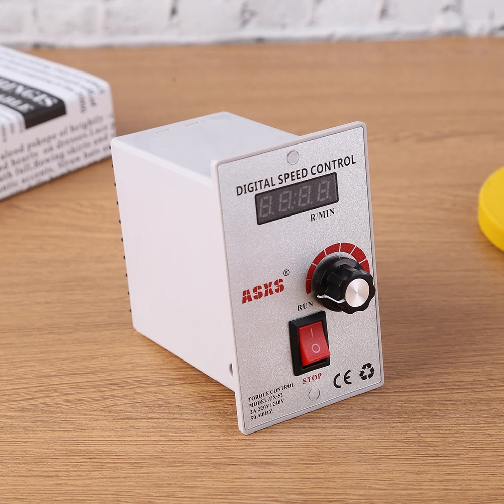 Digital Display Speed Controller AC 220V Motor Speed for UX 52 Pinpoint Regulator Controller Forward Gadgets
Digital Display Speed Controller AC 220V Motor Speed for UX 52 Pinpoint Regulator Controller Forward Gadgets