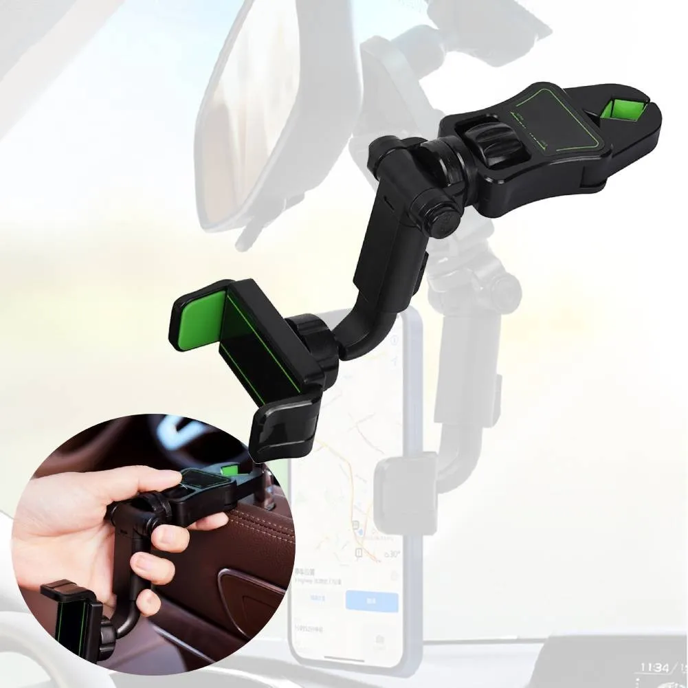 360° Rotating Car GPS Navigation Bracket Rear View Mirror Mobile Phone Bracket Interior Accessories Mount Holder ABS
360° Rotating Car GPS Navigation Bracket Rear View Mirror Mobile Phone Bracket Interior Accessories Mount Holder ABS