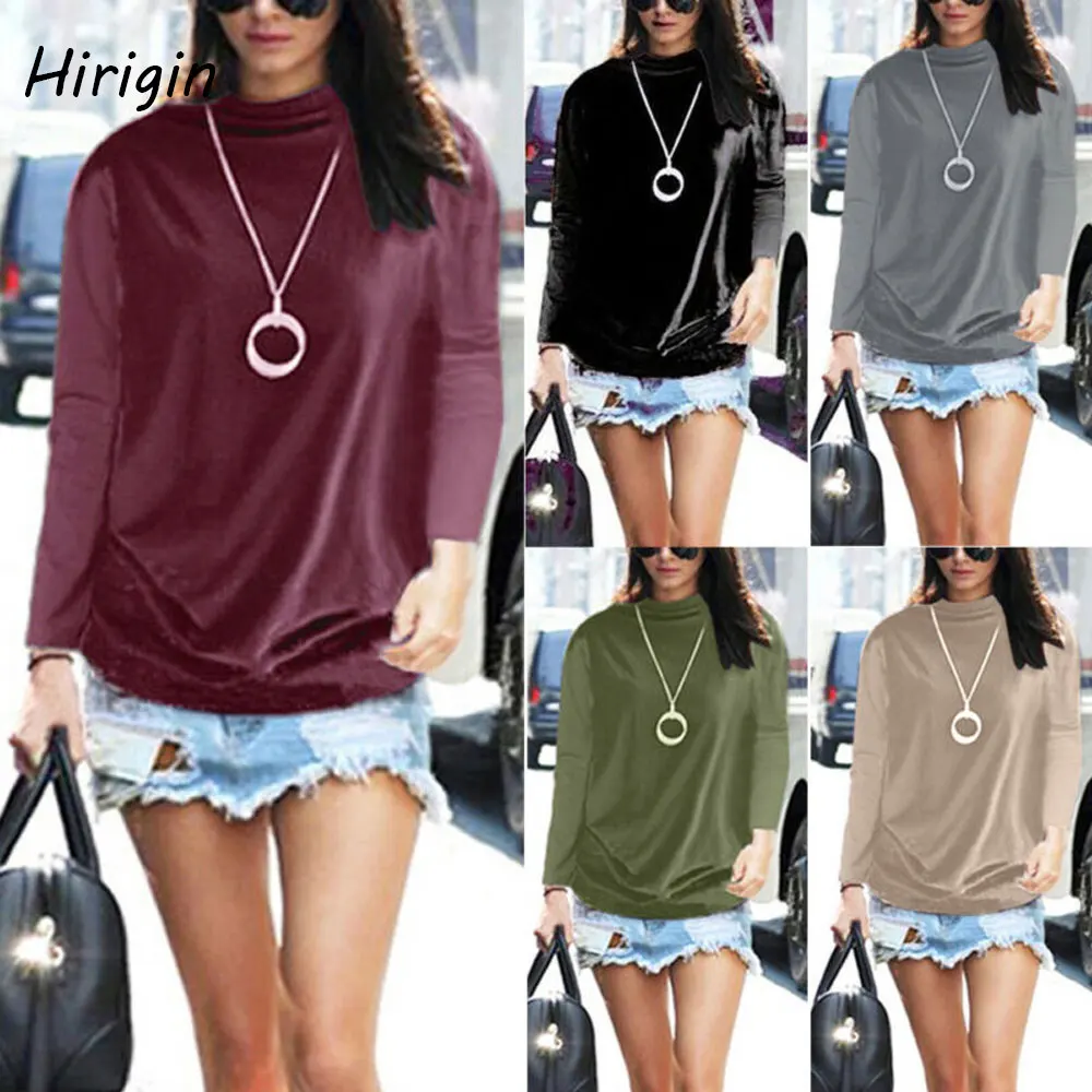 Female Hoodies Autumn Winter Solid Pullover Hoodies NO Hooded 2019 Soft Jumper Slim Long Sleeve turtleneck Loose Girls Basic Top
Female Hoodies Autumn Winter Solid Pullover Hoodies NO Hooded 2019 Soft Jumper Slim Long Sleeve turtleneck Loose Girls Basic Top