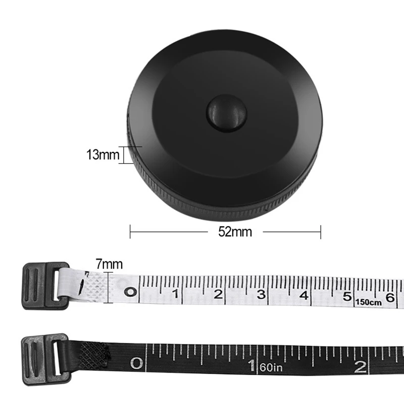 150cm/60 Body Measuring Ruler Sewing Tailor Tape Measure Centimeter Meter Sewing Measuring Tape Soft Two Colors Sewing Tools
150cm/60 Body Measuring Ruler Sewing Tailor Tape Measure Centimeter Meter Sewing Measuring Tape Soft Two Colors Sewing Tools