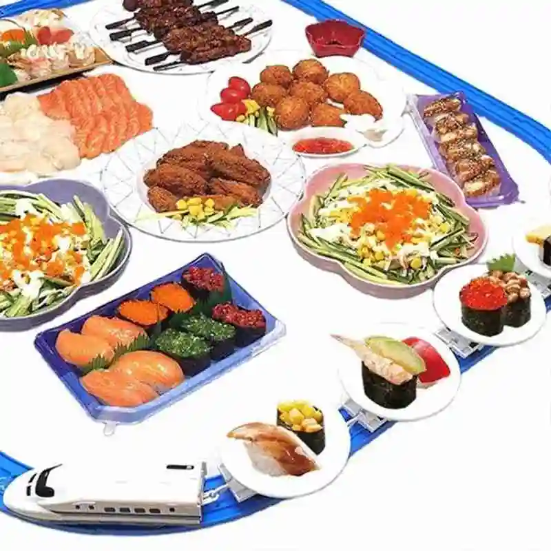 Revolving Carousel Sushi Toy Train Electric Rail Car Children's Simulation Model Play House
Revolving Carousel Sushi Toy Train Electric Rail Car Children's Simulation Model Play House