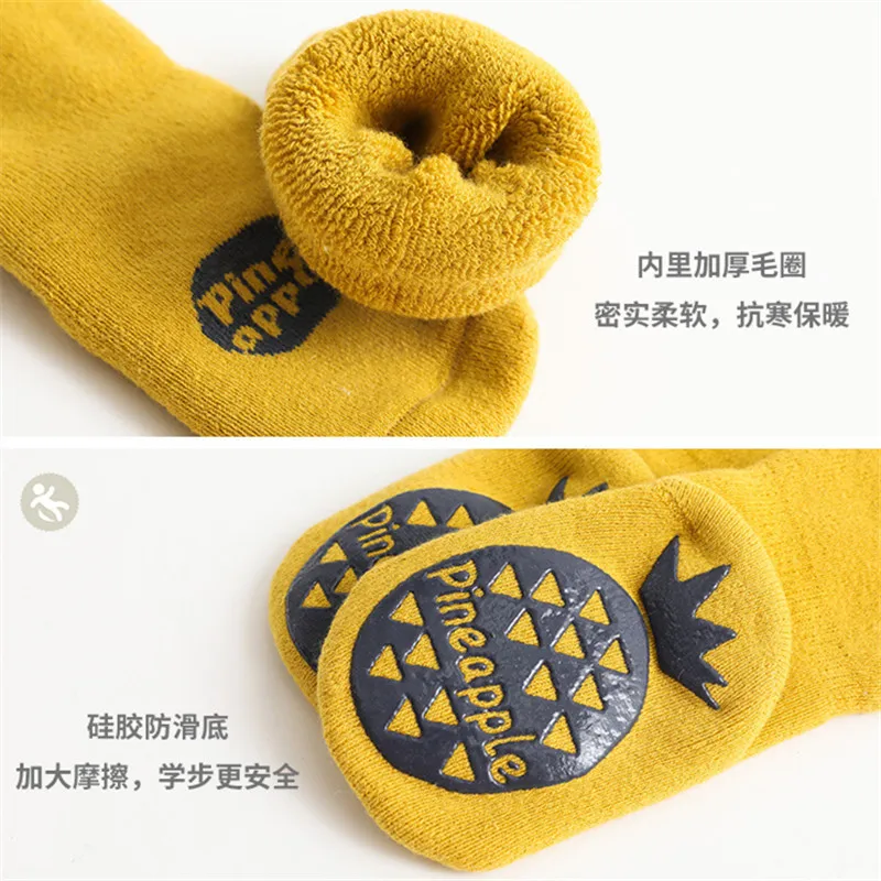 1 Pair/Lot Baby Fruit Pattern Floor Socks Non-slip Baby Toddler Socks Lace-up Footwear
1 Pair/Lot Baby Fruit Pattern Floor Socks Non-slip Baby Toddler Socks Lace-up Footwear
