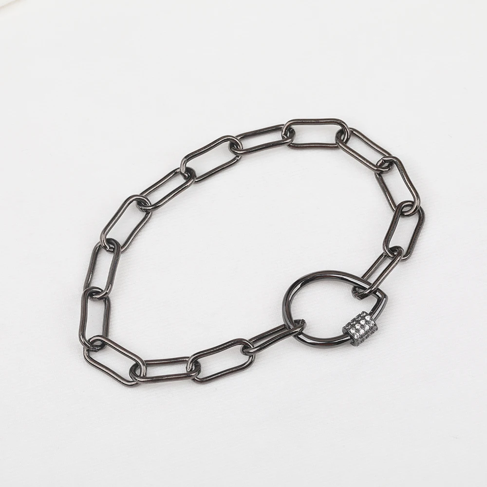 3Pcs CZ Micro Paved Water Drop Carabiner Clasps Charms Bracelet Zirconia Screw Clasp Metal Chains Bracelet Handmade Jewelry 
3Pcs CZ Micro Paved Water Drop Carabiner Clasps Charms Bracelet Zirconia Screw Clasp Metal Chains Bracelet Handmade Jewelry