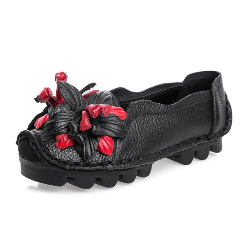 Hengsong Women Handmade Flat Shoes Genuine Leather Moccasins Summer Loafers Flats Shoes Slip On Platform Leather Female Shoes 
Hengsong Women Handmade Flat Shoes Genuine Leather Moccasins Summer Loafers Flats Shoes Slip On Platform Leather Female Shoes