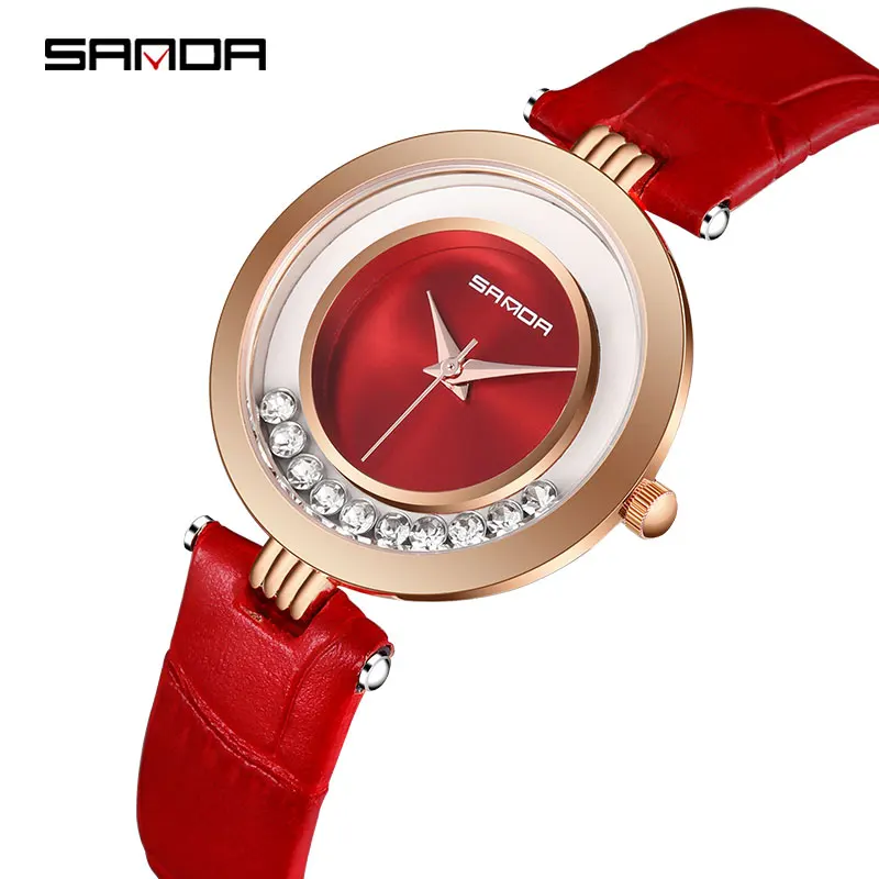 SANDA mode vrouwen horloge 2018 nieuwe quartz horloge lederen band waterdicht dameshorloge dames relogio feminino
SANDA mode vrouwen horloge 2018 nieuwe quartz horloge lederen band waterdicht dameshorloge dames relogio feminino