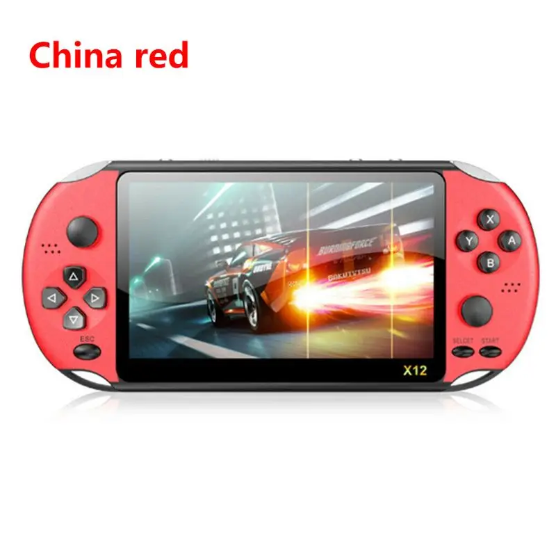 X12 5.1" Colorful Screen Retro Game Console 128Bit Handheld Game Host Machine
X12 5.1" Colorful Screen Retro Game Console 128Bit Handheld Game Host Machine