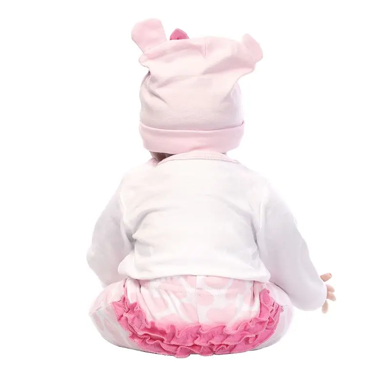 Reborn Doll Lifelike Kids Children Toys Sleeping Playmate Pink Cartoon Hat Beanie Hoodie With Nipple Bottle Costume Full Body Ne
Reborn Doll Lifelike Kids Children Toys Sleeping Playmate Pink Cartoon Hat Beanie Hoodie With Nipple Bottle Costume Full Body Ne