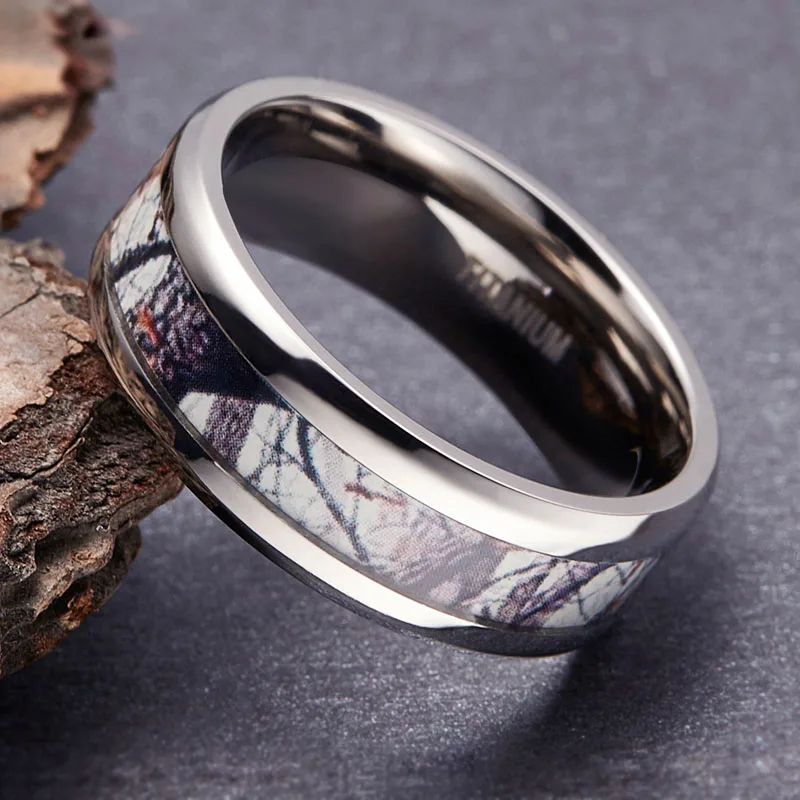 Eamti Men Women Ring Titanium New Unique Design Forest Scenery Inlay Cool Couple Ring for Wedding Anniversary Band 6/8mm
Eamti Men Women Ring Titanium New Unique Design Forest Scenery Inlay Cool Couple Ring for Wedding Anniversary Band 6/8mm