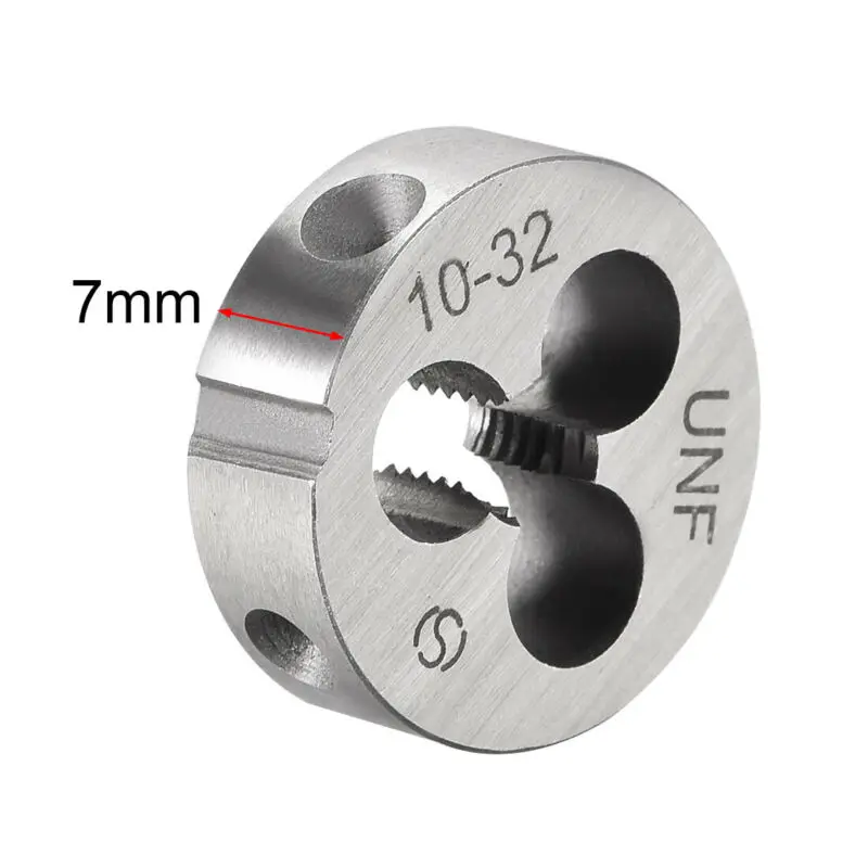 1x Metalworking 10-32 UNF Right Hand Round Die High Speed Steel Tools Equipment